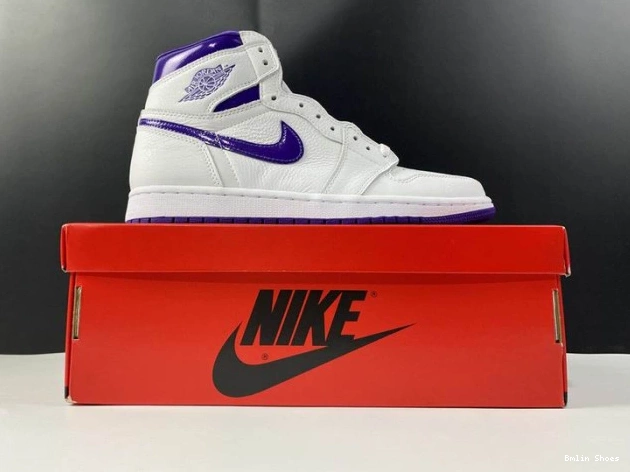 Bmlin RETRO COURT HIGH PURPLE JORDAN 1 CD0461-151 AIR 0717